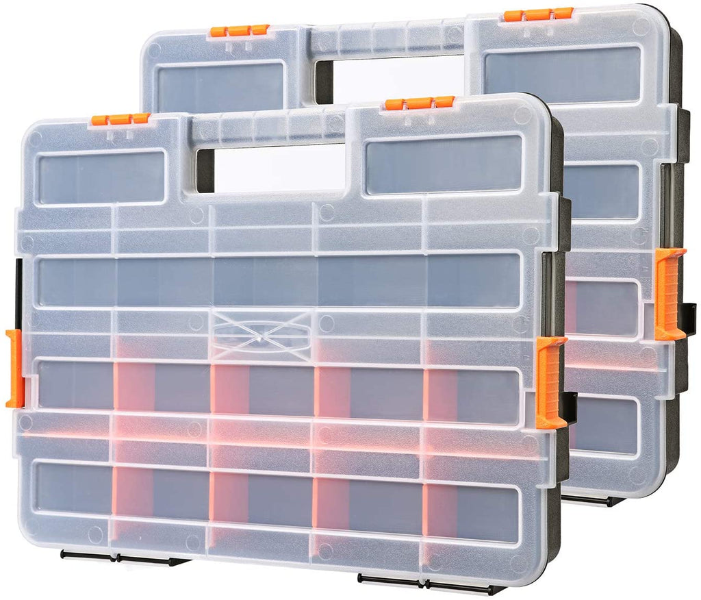 OEMTOOLS Small Parts Organizer, 6 Compartments, Removable Dividers, Tool  Box Organizer